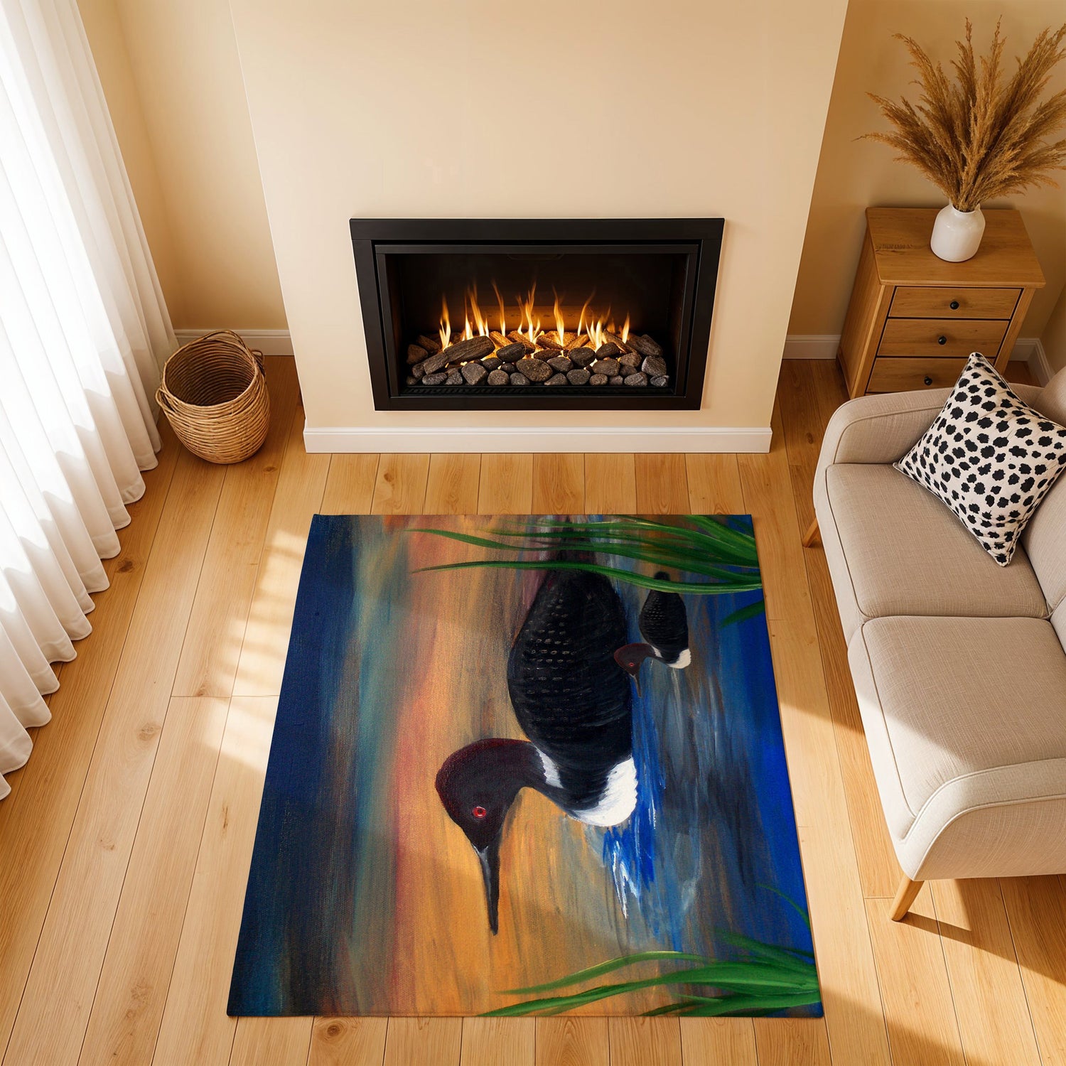 Chenille indoor rugs